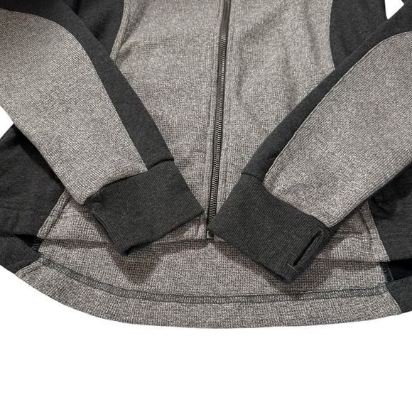 PACT ORGANIC ZIP FRONT GREY BLACK HOODIE SIZE MEDIUM - Picture 7 of 14